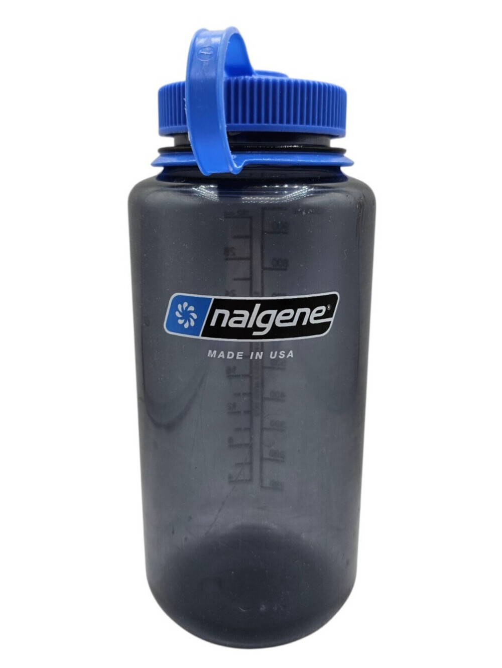 Nalgene 32oz Wide Mouth Sustain Water Bottle in Smoke Grey Y2K Vtg